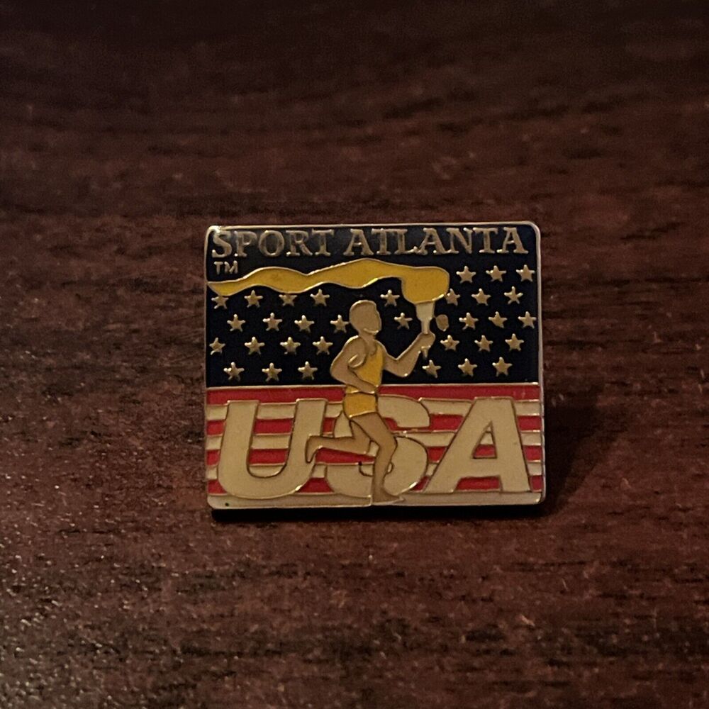 1996 Atlanta Olympics Team USA Sport Atlanta Lapel Hat Pin
